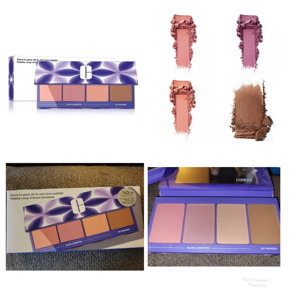 ❣New Release❣BNIB LE Clinique Good To Glow All In One Face Palette! Gorg!$40Ret